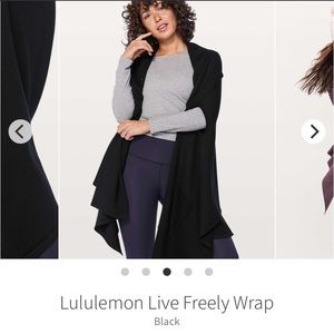 Lululemon Live Freely Wrap black